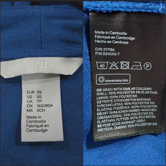 H&M Draped Wrap Midi Dress(C002)-Size Xs for Women - Picture 8 of 11